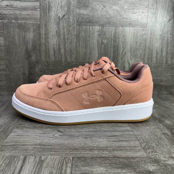 Under Armour Official Suede Women's size 10 Canyon Pink Casual Shoes - Picture 2 of 8